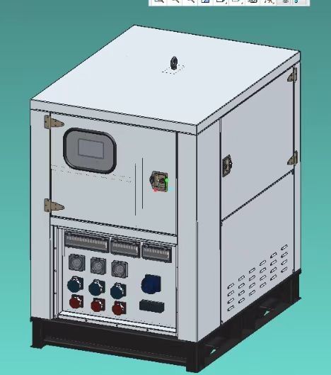 Verhuur van mobiele batterij energieopslagsystemen 60hz 70kw 140kwh