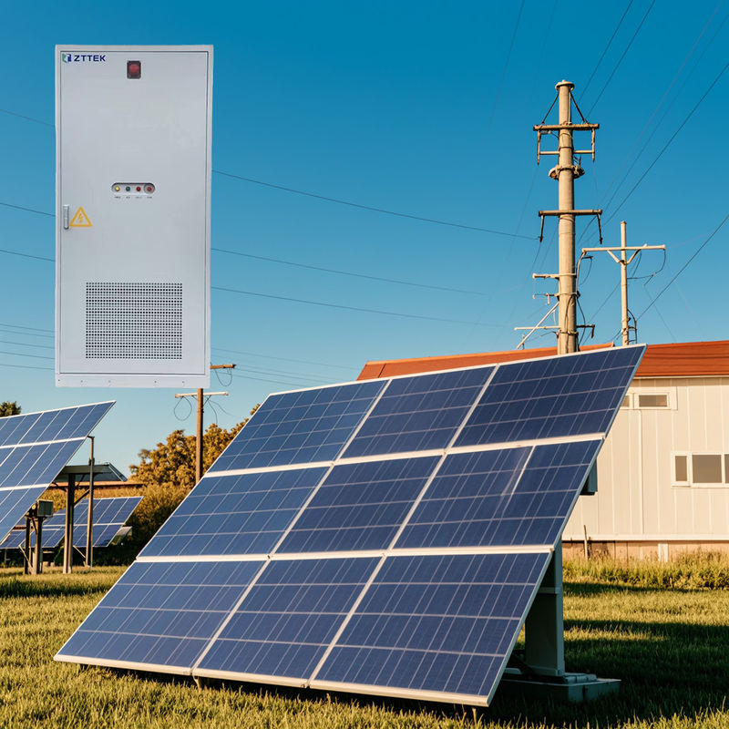 Zoulaangedreven microgrid met LFP-batterijopslag voor plattelandsgebieden 30 kW 40 kW