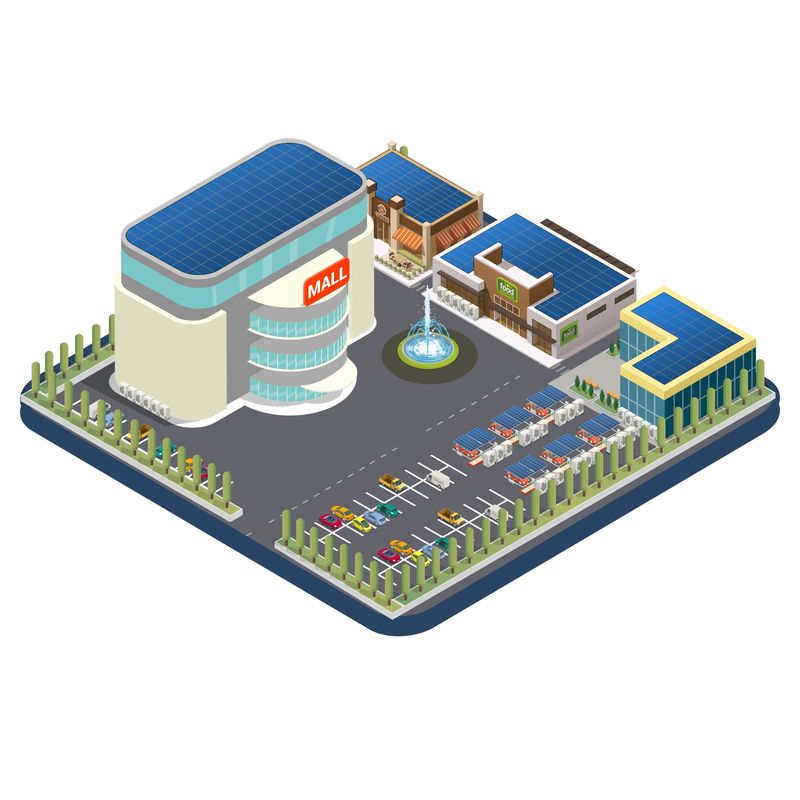 Gebouwen Commerciële en industriële energieopslag Energie in koolstofvrije slimme industriële parken