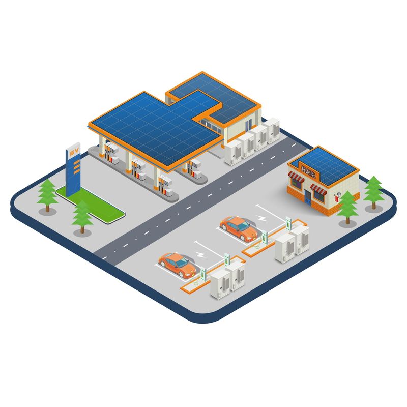 Elektriciteit Industrieel Batterijopslag Systeem Als Back-up Power Om Diesel Generator Te Verminderen
