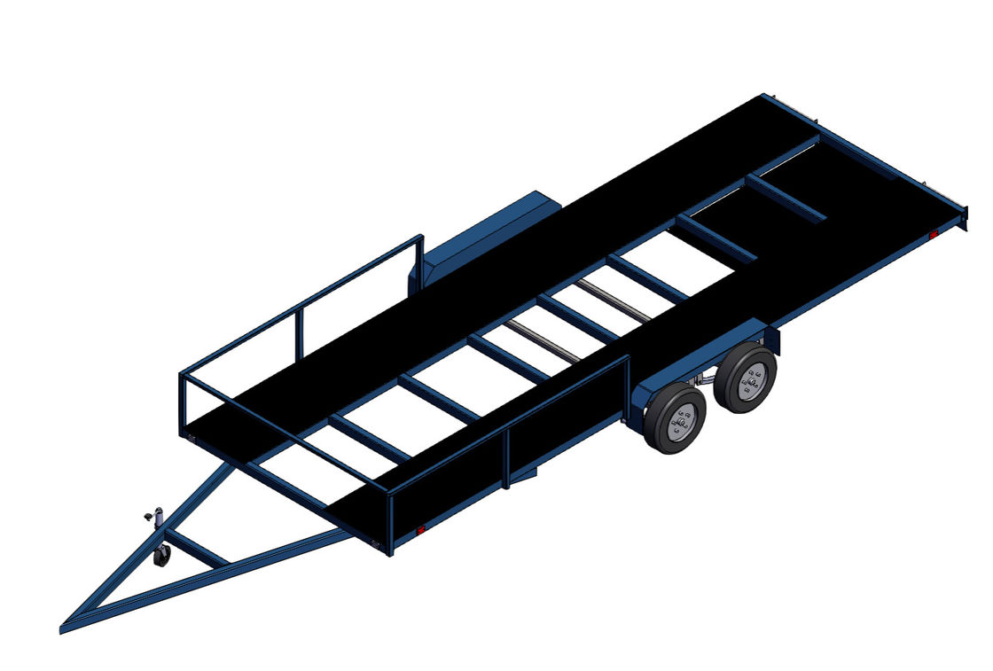 Type aanhangwagen Mobiele batterij energieopslagsysteem 100kwh tot 5Mwh