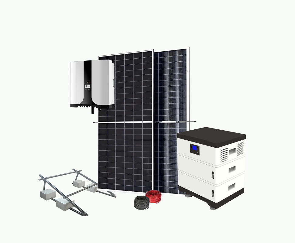 Efficiënt microgrid buiten het net met LFP-opslag 8kw 14kwh AC 1fase 220V-uitgang